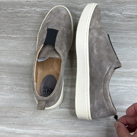 Sofft Safia Metallic Bronze Leather Slip-On Shoes Womens 7 - Picture 7 of 11